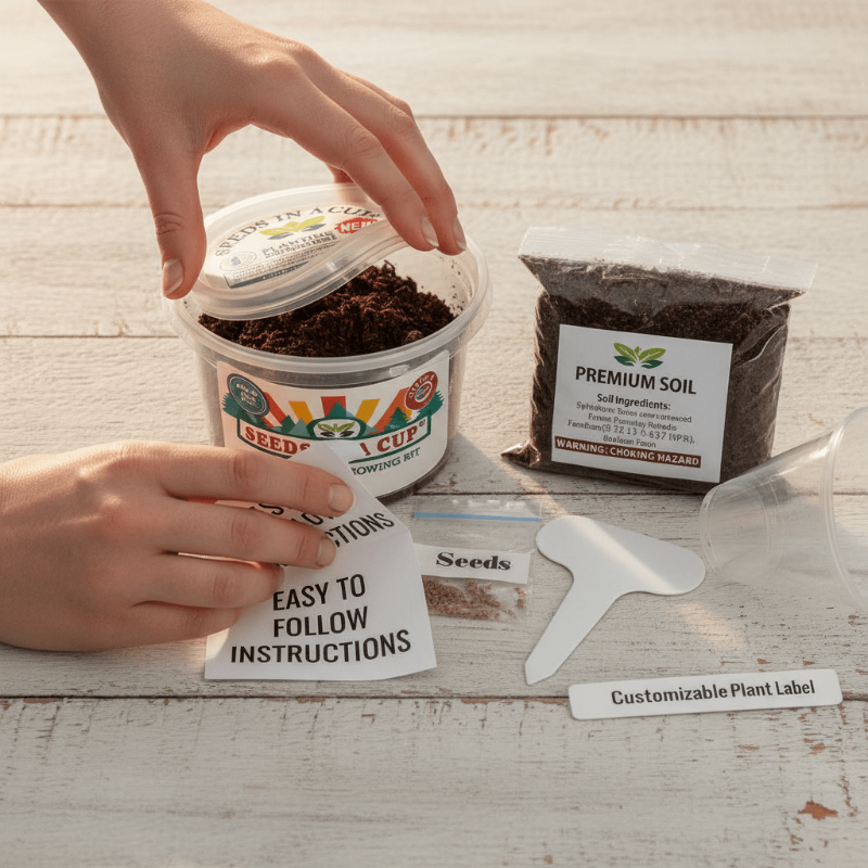 Complete Seeds In A Cup Snapdragon growing system: recyclable planter, premium soil, and non-GMO Antirrhinum majus seeds. Indoor seed starter kit made in Cleveland, Ohio, USA.